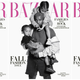 (L-R) Saint, Kanye and North West cover the Harper’s Bazaar September Issue